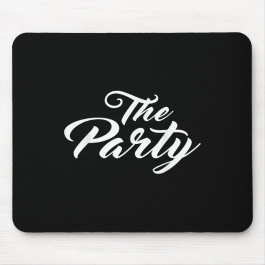 Das Party Bachelor Bachelorette Bride Groom Weddin Mousepad (Vorne)