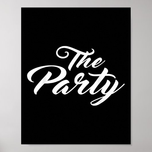 Das Party Bachelor Bachelorette Bride Groom Weddin Poster (Vorne)
