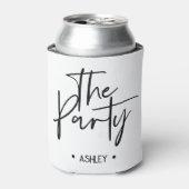 Das Party Bachelorette kann Personalisiert kühlen Dosenkühler (Kanne Vorderseite)