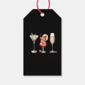 Das Party beginnt Erwachsene 40. Geburtstag lassen Geschenkanhänger (Rückseite)