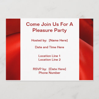 Das Party "Custom Pleasure" lädt ein Einladung
