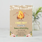 Das Party der blutigen Grillen Einladung (Stehend Vorderseite)