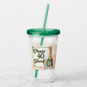 Das Party der Jahre Acryltrinkbecher (Rückseite)