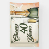 Das Party der Jahre Banner (Vertikal)