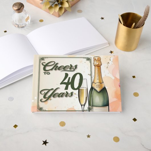 Das Party der Jahre Gästebuch (Vorderseite Offen)