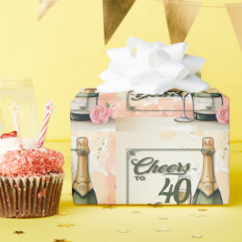 Das Party der Jahre Geschenkpapier