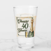 Das Party der Jahre Glas (Rückseite)