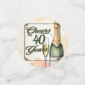 Das Party der Jahre Konfetti (Klein Vorderseite)