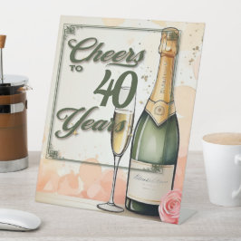 Das Party der Jahre Sockelschild