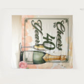 Das Party der Jahre Wandteppich (Vorderseite (Horizontal))