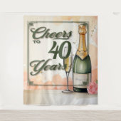 Das Party der Jahre Wandteppich (Vorderseite)