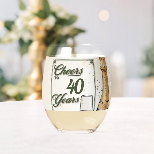 Das Party der Jahre Weinglas Ohne Stiel (Insitu (Hochzeit))