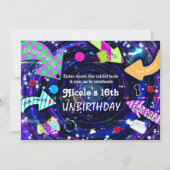 Das Party der Kaninchenloch-Alice im Wunderland Einladung (Vorderseite)