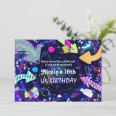 Das Party der Kaninchenloch-Alice im Wunderland Einladung (Stehend Vorderseite)