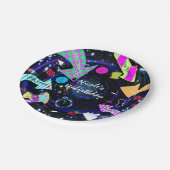 Das Party der Kaninchenloch-Alice im Wunderland Pappteller (Schrägansicht)