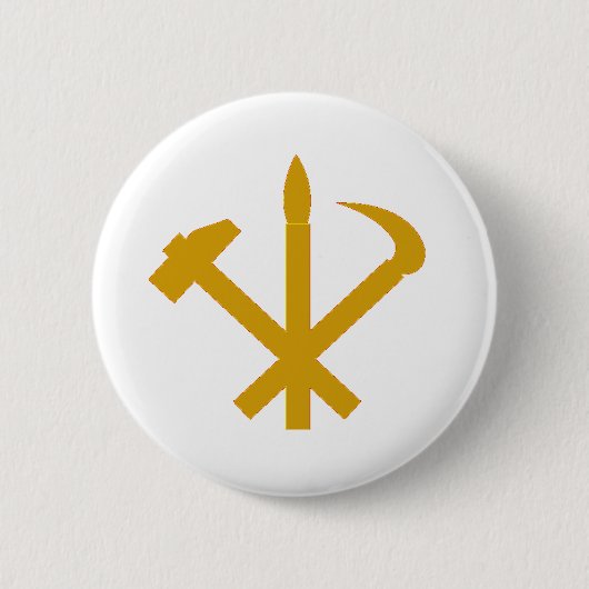 Das Party der koreanischen Arbeitskräfte - Button (Vorderseite)