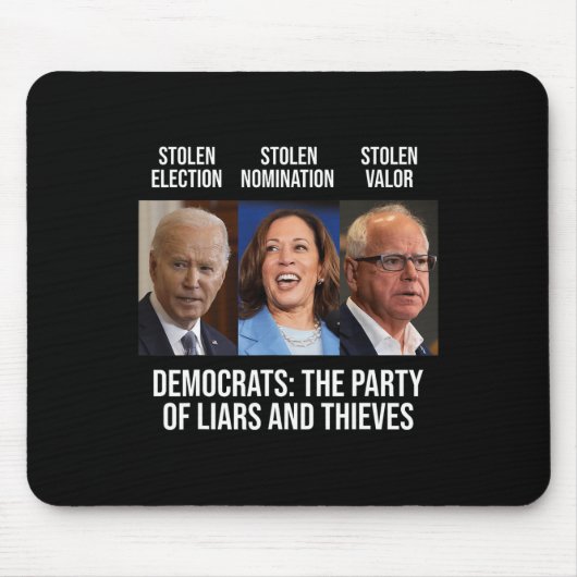 Das Party der Lügner und Diebe unterstützt Präside Mousepad (Vorne)