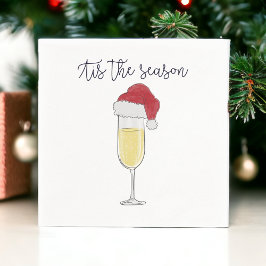 Das Party der Saison Holiday Champagne Prosecco Serviette