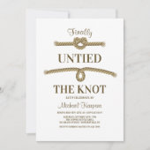 Das Party der Scheidung ohne Grenzen Einladung (Vorderseite)