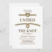 Das Party der Scheidung ohne Grenzen Einladung (Vorne/Hinten)