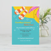 Das Party der Wasserkante Einladung (Stehend Vorderseite)