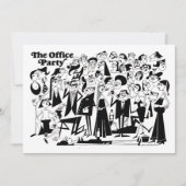 Das Party des Amtes Einladung (Vorderseite)