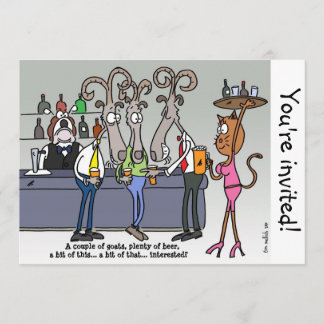 Das Party des Bachelors Einladung