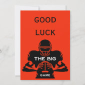 Das Party des Big Game Football House Einladung (Rückseite)