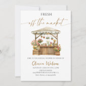 Das Party des Brautparty vom Markt Einladung (Vorderseite)