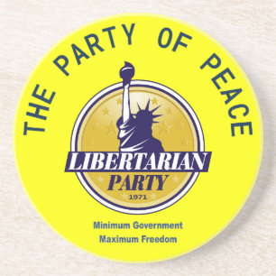 Das Party des Friedens Getränkeuntersetzer