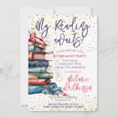 Das Party des "Funny Retirement Reading" Einladung (Vorderseite)