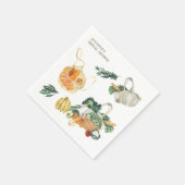 Das Party des Marktes für die Bauern frisch vom Ma Serviette (Ecke)