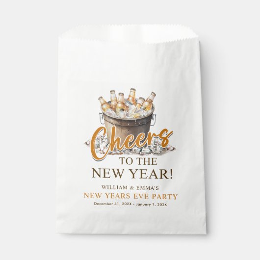 Das Party des Neujahrs Geschenktütchen (Vorderseite)