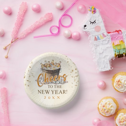 Das Party des Neujahrs Pappteller (Party)