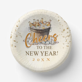 Das Party des Neujahrs Pappteller