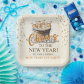 Das Party des Neujahrs Pappteller (Party)