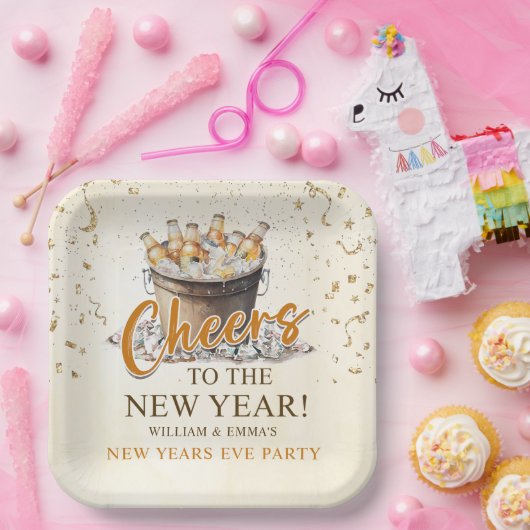 Das Party des Neujahrs Pappteller (Party)