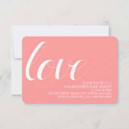 Das Party des Valentines laden | Mod-Stift-Liebe Einladung