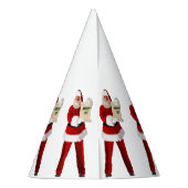 Das Party des Weihnachtsmanns Partyhütchen (Rückseite)