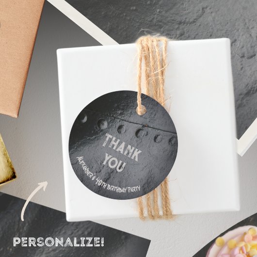 Das Party eines Mannes im Stile eines Schwarzen Me Geschenkanhänger