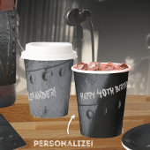 Das Party eines Mannes im Stile eines Schwarzen Me Pappbecher