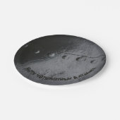 Das Party eines Mannes im Stile eines Schwarzen Me Pappteller (Schrägansicht)