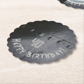 Das Party eines Mannes im Stile eines Schwarzen Me Untersetzer (angewinkelt)