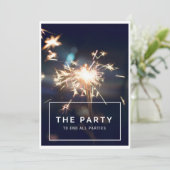 "Das Party-" Einladungen (Stehend Vorderseite)