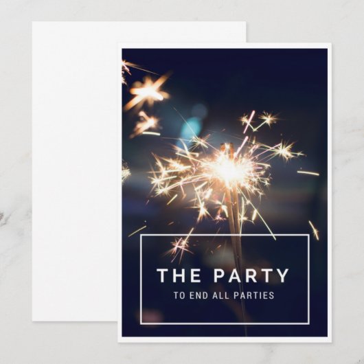 "Das Party-" Einladungen (Vorne/Hinten)