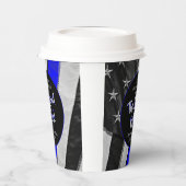 Das Party für das Polizeirezept der Legend Retires Pappbecher (Links)