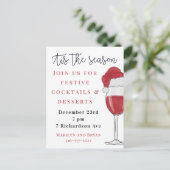 Das Party für den Cocktail während der Saison Postkarte (Stehend Vorderseite)