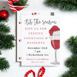 Das Party für den Cocktail während der Saison Postkarte