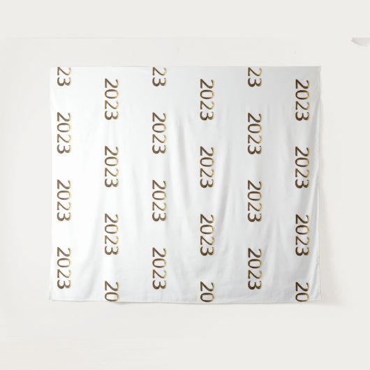 Das Party-Imitat des Neujahrs - Gold 2023 - Hinter Wandteppich (Vorderseite (Horizontal))