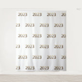 Das Party-Imitat des Neujahrs - Gold 2023 - Hinter Wandteppich (Vorderseite)